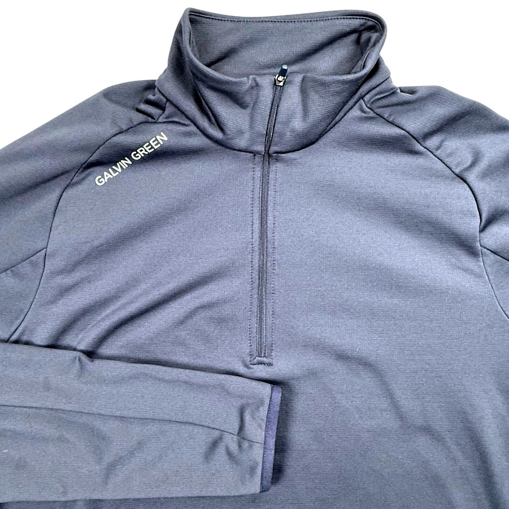 Galvin Green Half Zip Pullover Men's Large Blue Golf Performance Mock Neck - Picture 3 of 10